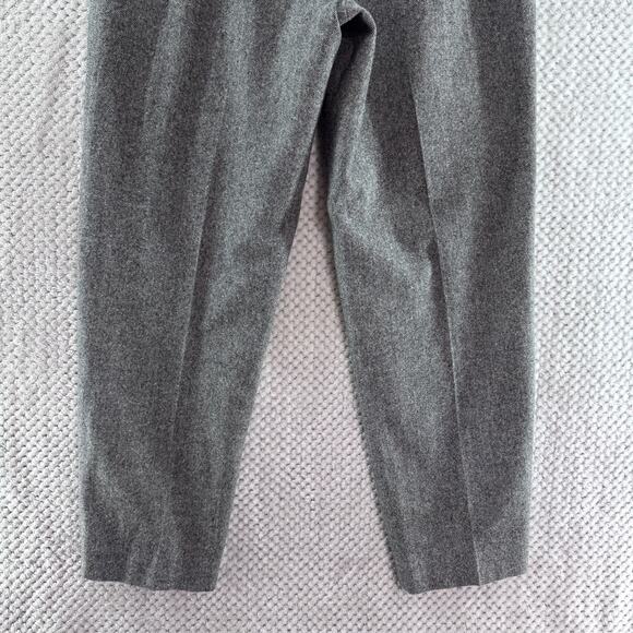 Pendleton Pants Womens 14 Gray Herringbone Tapered Trouser Fully Lined Career - Picture 9 of 16